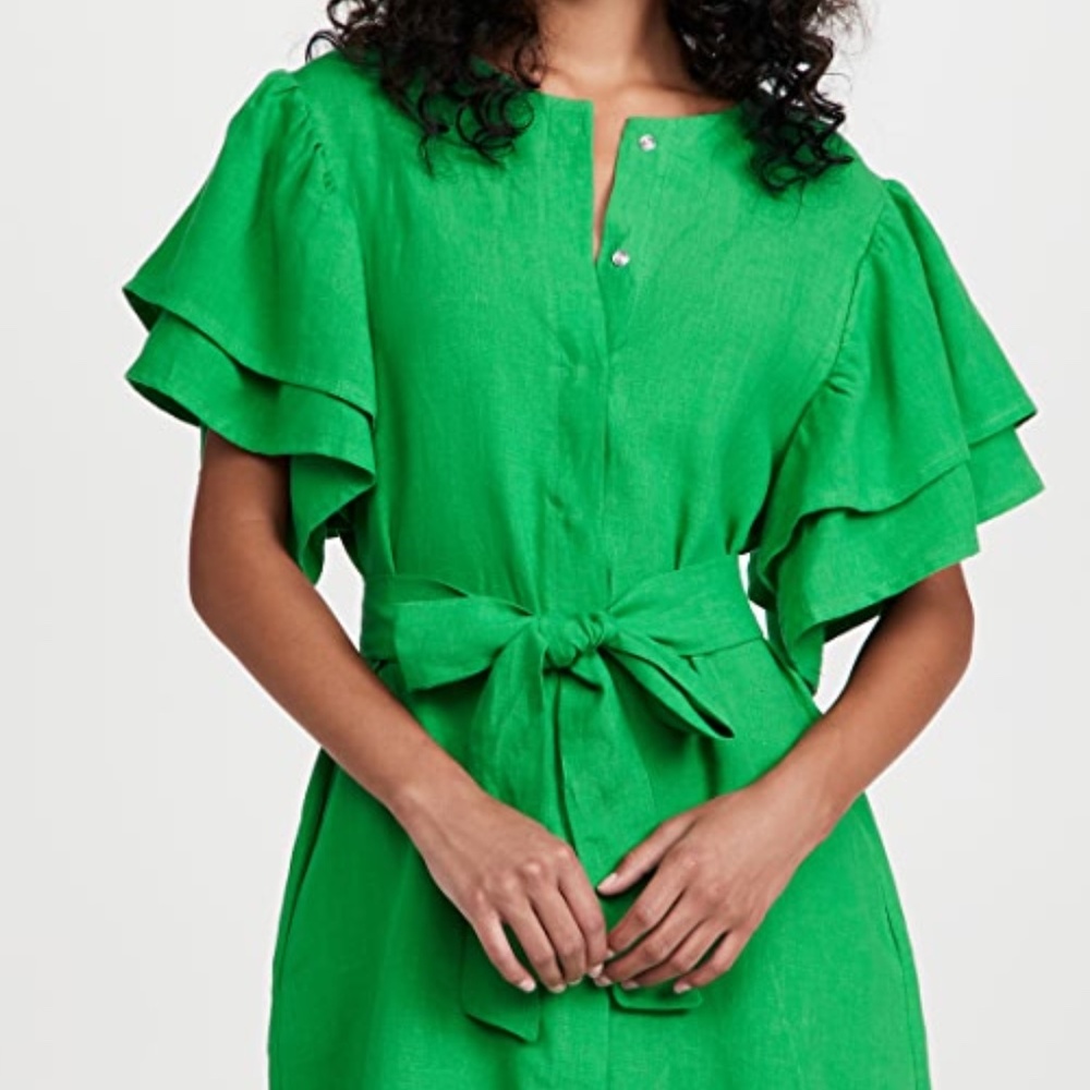 FANM MON Green Mini Dress Size Small NWT